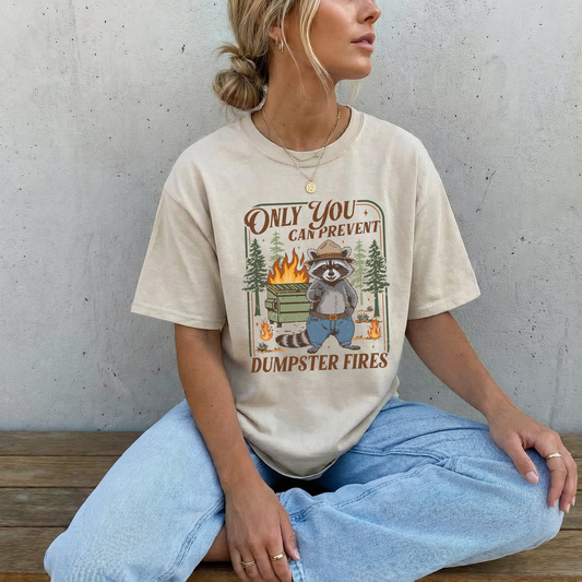 ONLY YOU CAN PREVENT DUMPSTER FIRES